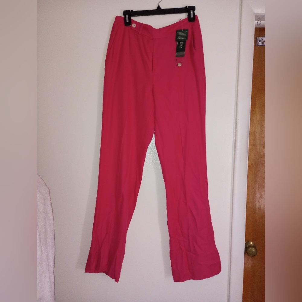 Lauren Ralph Lauren Silk Pink Pants size 6 NWT